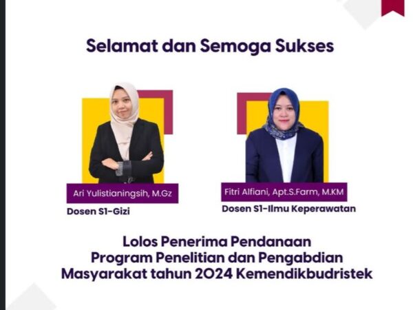 Dosen Gizi UMC Kembali Lolos Hibah Riset Kemdikbudristek RI Tahun Anggaran 2024