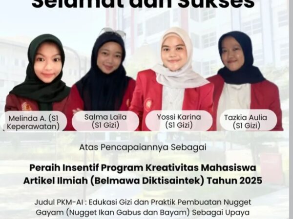 Mahasiswa Gizi UMC Raih Insentif PKM Kemendikbudristek 2025 lewat Inovasi Edukasi Gizi Cegah Stunting